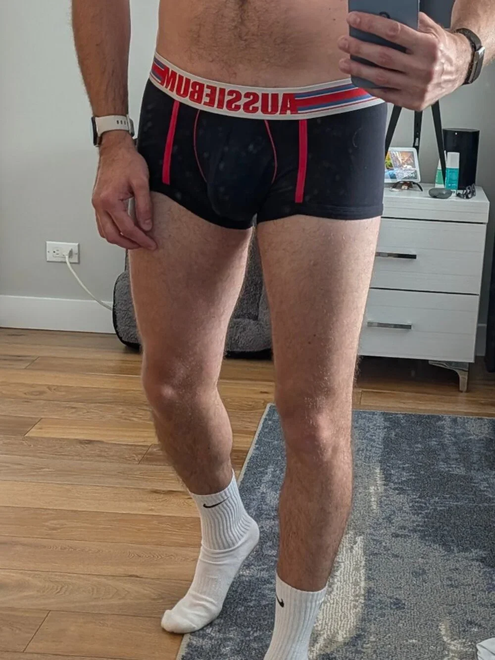 AussieBum Black and Red Trucks